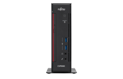 Fujitsu ESPRIMO Q556 Intel® Core™ i5 i5-6400T 4 GB DDR4-SDRAM 500 GB HDD Windows 10 Home Mini PC Black, Red