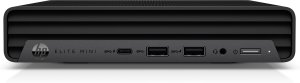 HP Elite Mini 600 G9 Intel® Core™ i5 i5-12500T 8 GB DDR4-SDRAM 256 GB SSD Windows 11 Pro Mini PC Black